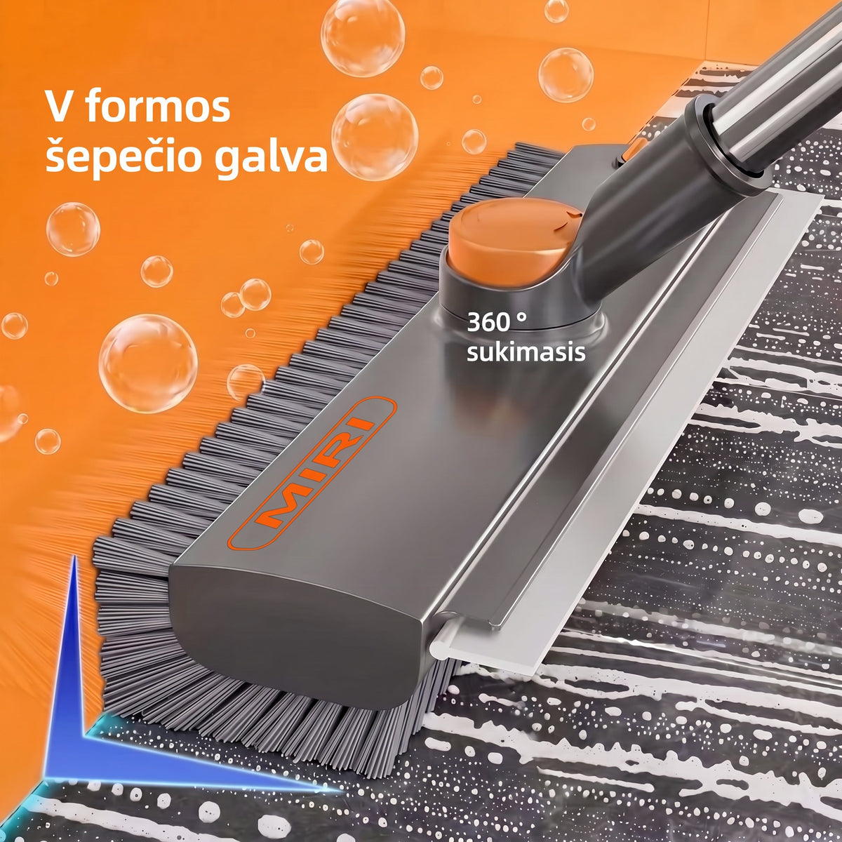 MIRI™ | 3-in-1 grindų šveitimo šepetys